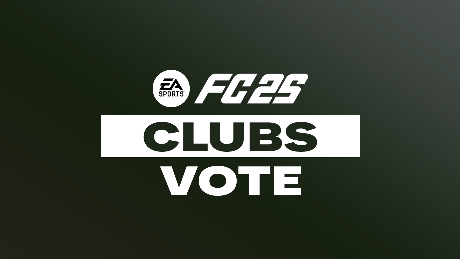 FC 25 Club Teams Vote