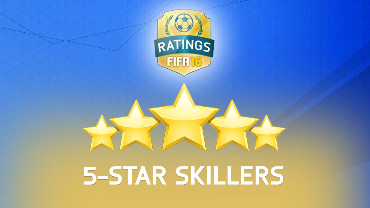 FIFA 16 Players with 5-Star Skills