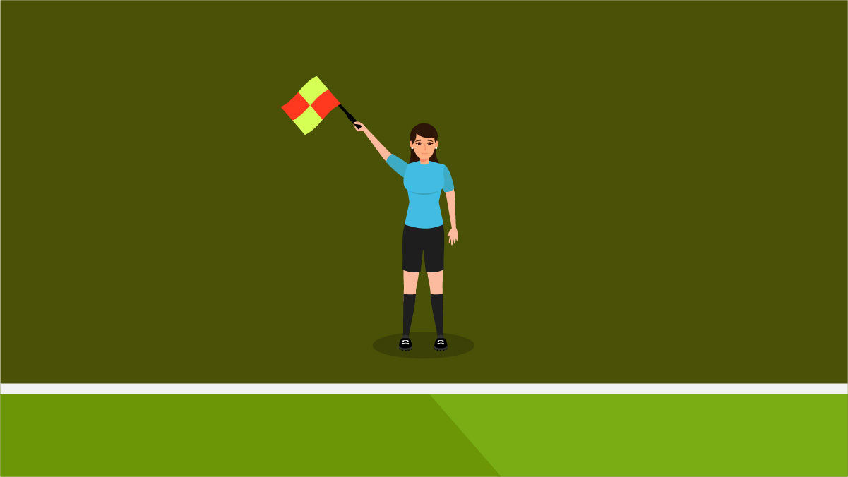 football referee signals