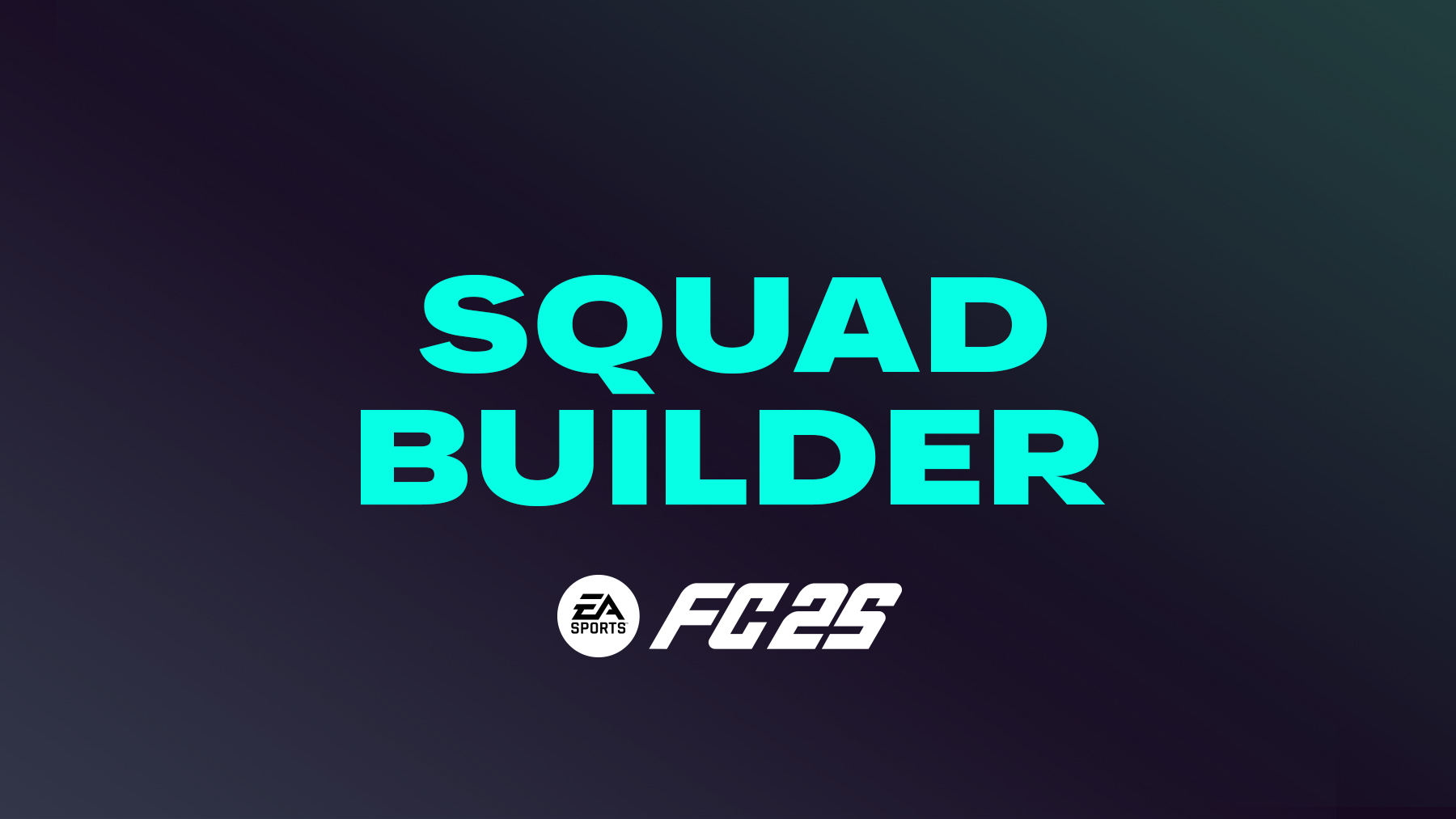 FC 25 Squad Builder