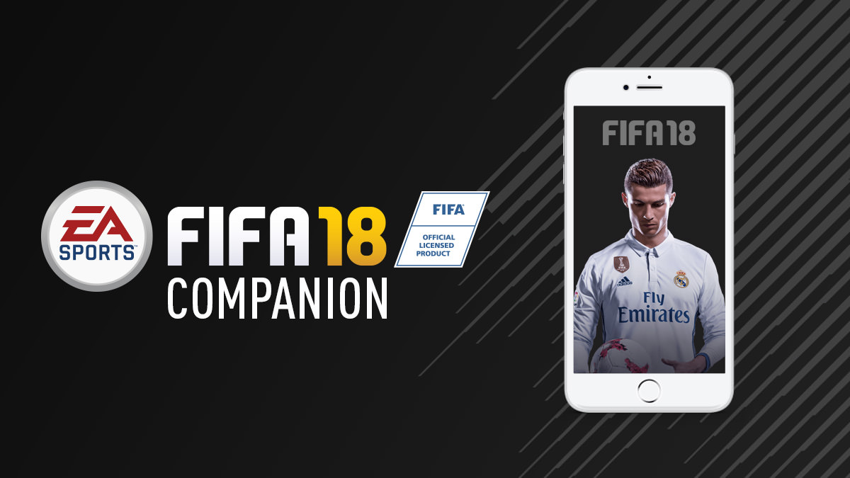 Access the FIFA 18 web app from smartphone - optimized for mobile