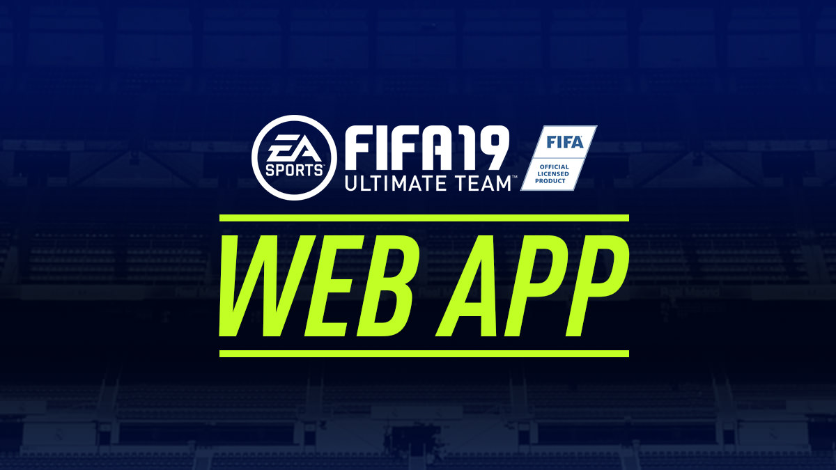 FIFA 19 - FUT Web App (Ultimate Team) - jak używać aplikacji Web